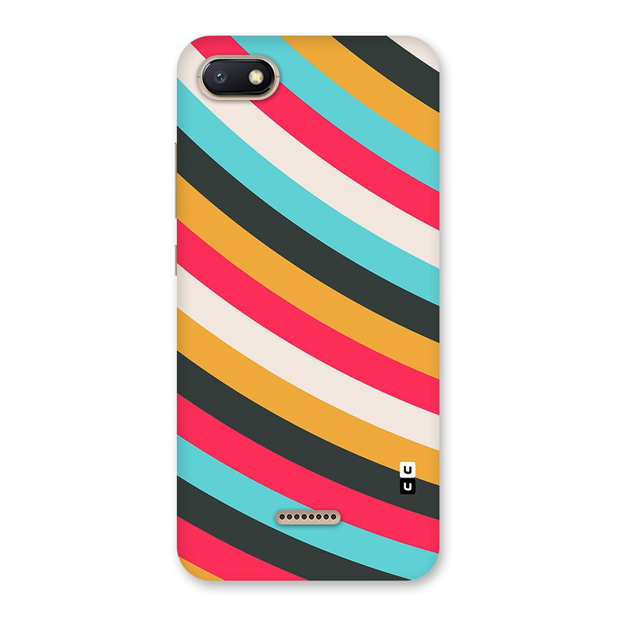 Retro Style Minimal Curves Back Case for Redmi 6A