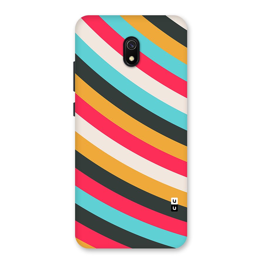 Retro Style Minimal Curves Back Case for Redmi 8A