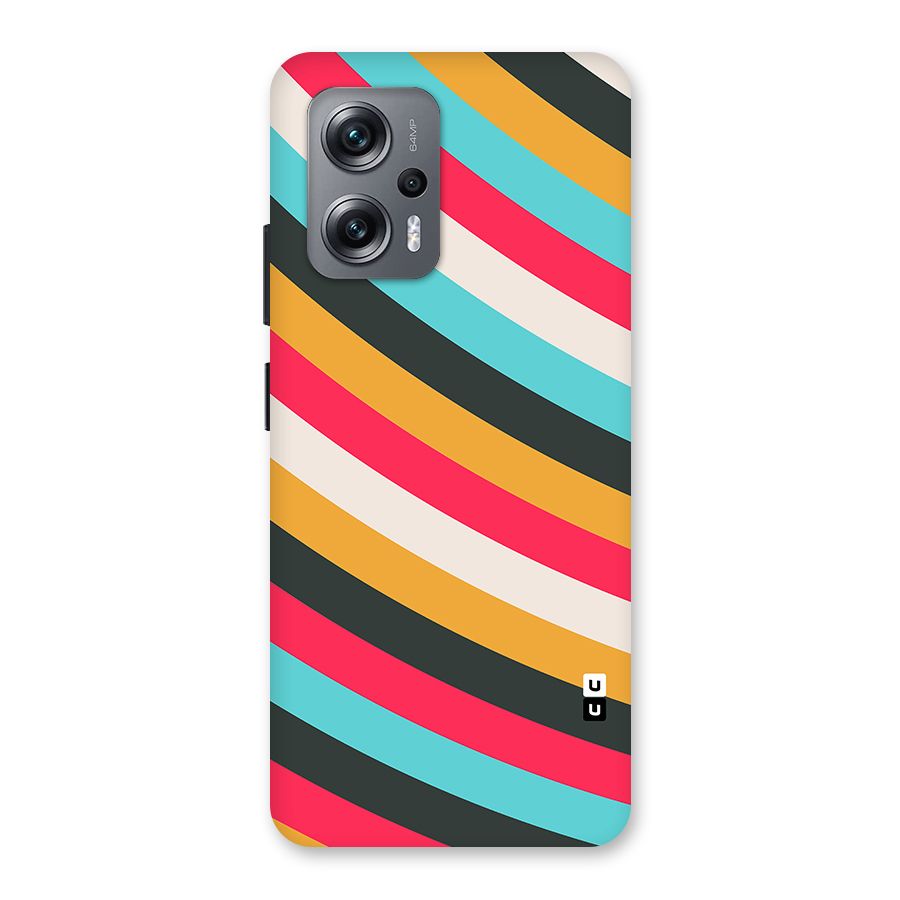 Retro Style Minimal Curves Back Case for Redmi K50i
