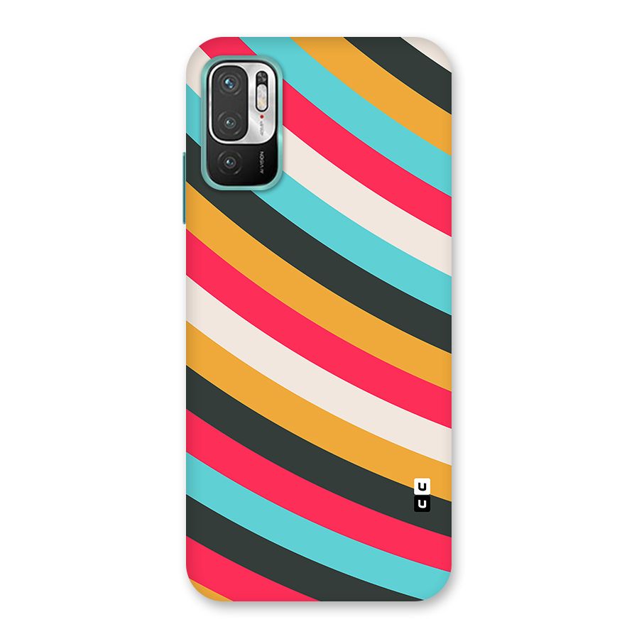 Retro Style Minimal Curves Back Case for Redmi Note 10T 5G
