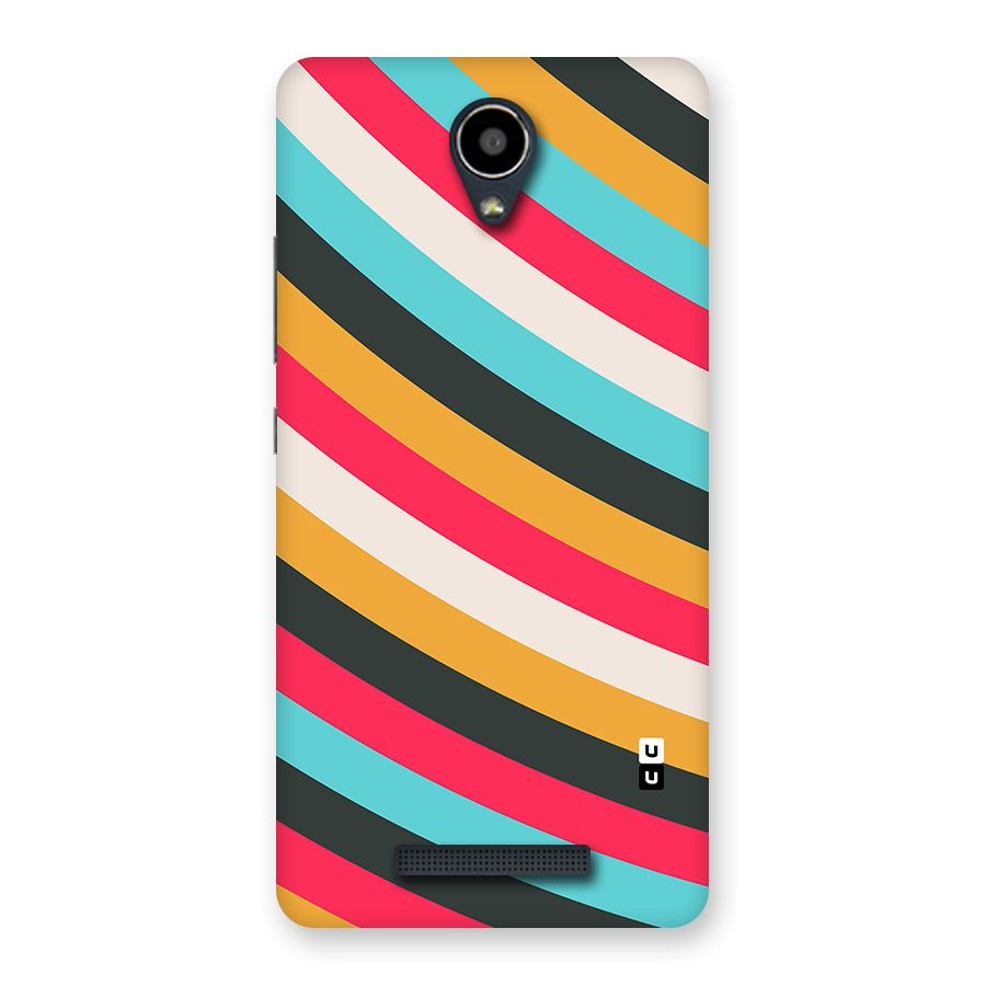 Retro Style Minimal Curves Back Case for Redmi Note 2