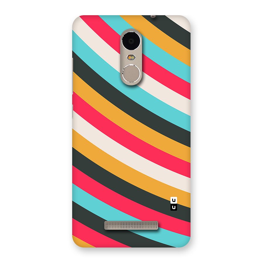 Retro Style Minimal Curves Back Case for Redmi Note 3