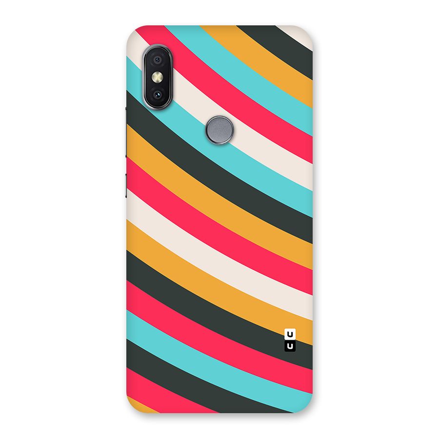 Retro Style Minimal Curves Back Case for Redmi Y2
