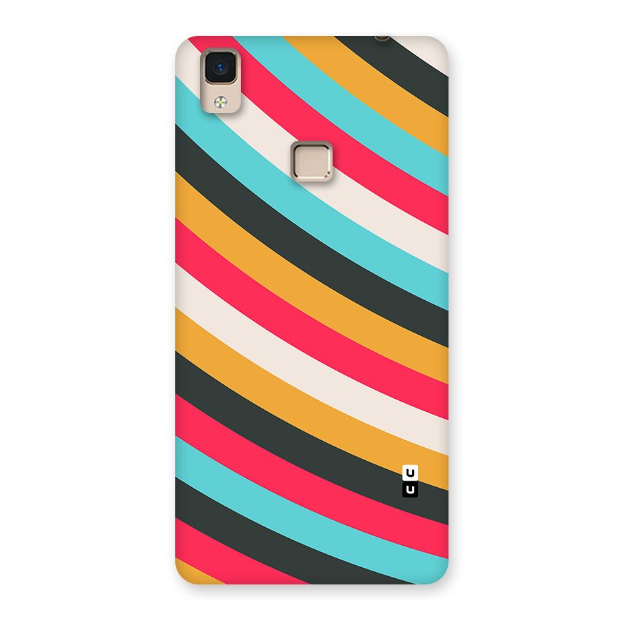 Retro Style Minimal Curves Back Case for V3 Max