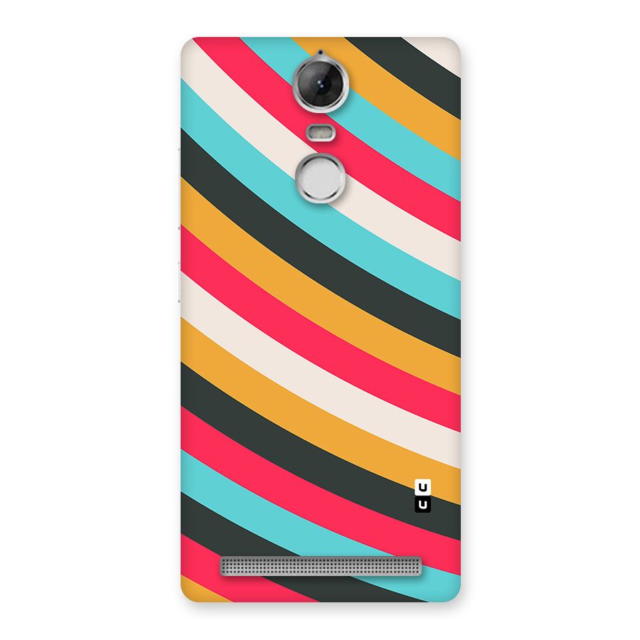 Retro Style Minimal Curves Back Case for Vibe K5 Note