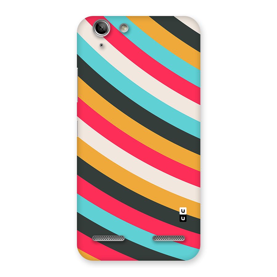 Retro Style Minimal Curves Back Case for Vibe K5 Plus