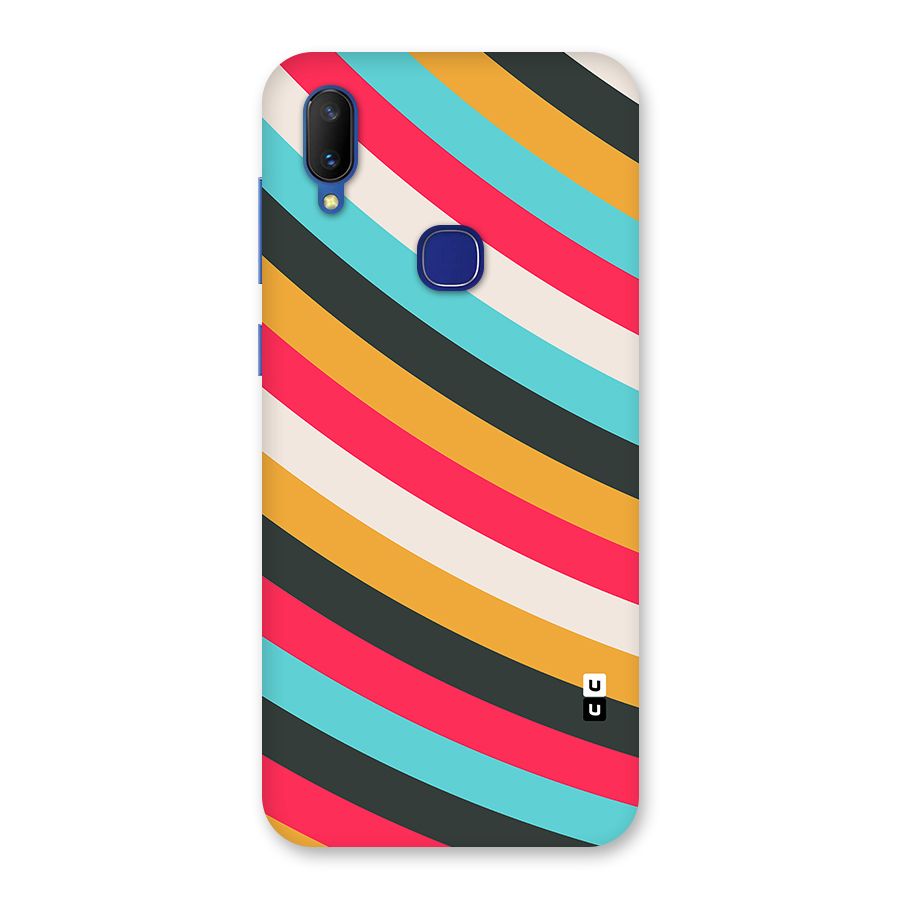 Retro Style Minimal Curves Back Case for Vivo V11