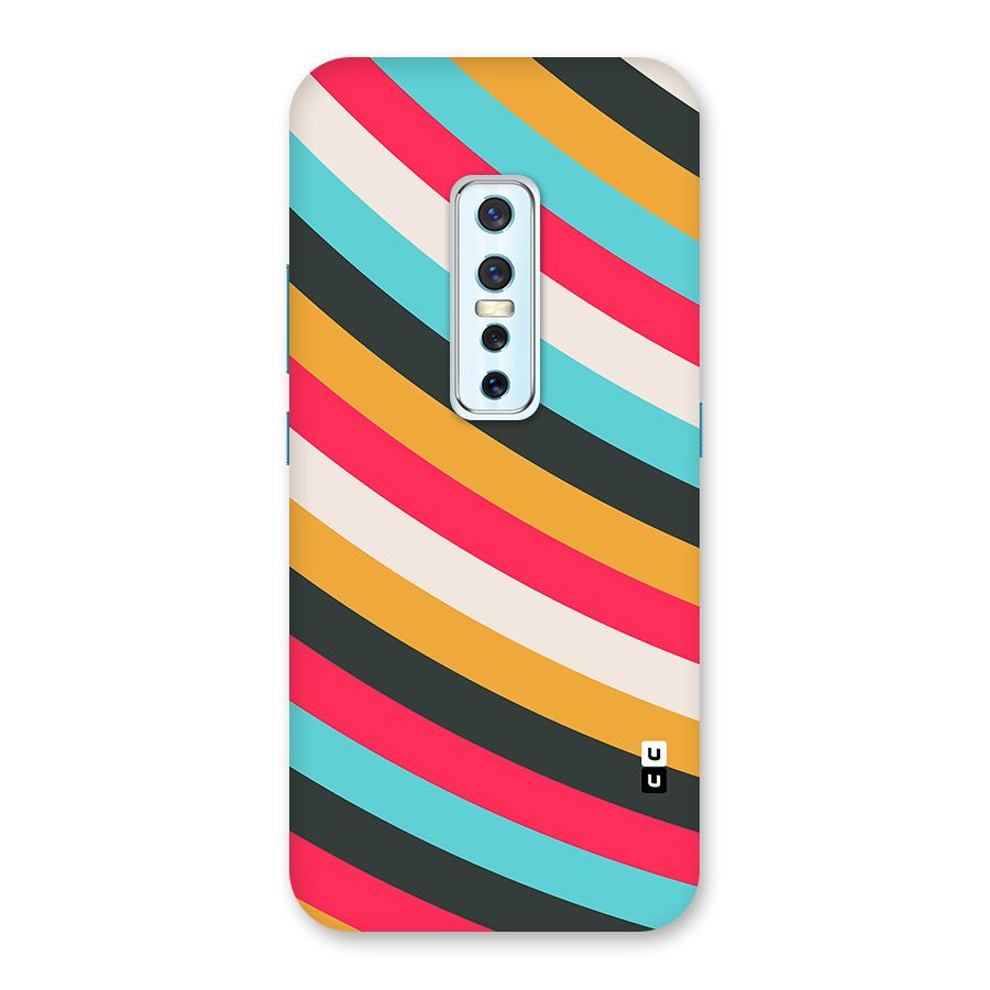 Retro Style Minimal Curves Back Case for Vivo V17 Pro