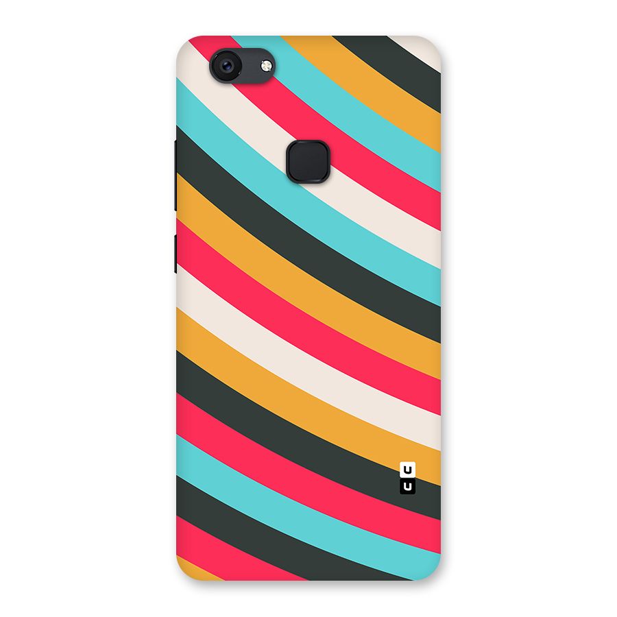 Retro Style Minimal Curves Back Case for Vivo V7 Plus