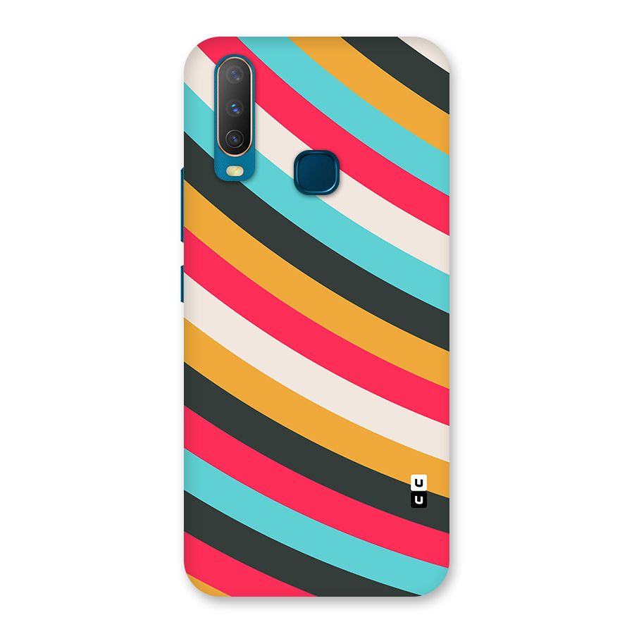 Retro Style Minimal Curves Back Case for Vivo Y11