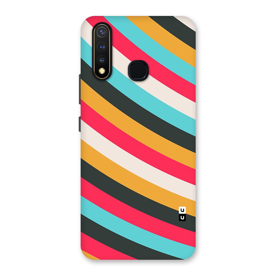 Retro Style Minimal Curves Back Case for Vivo Y19