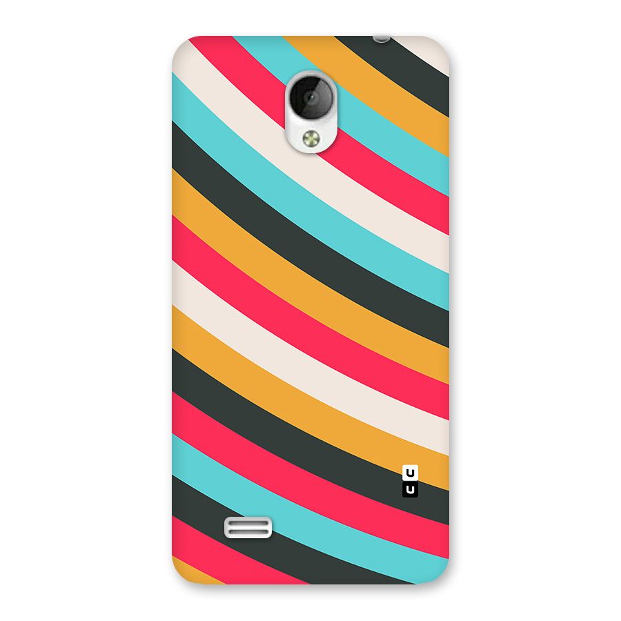Retro Style Minimal Curves Back Case for Vivo Y21