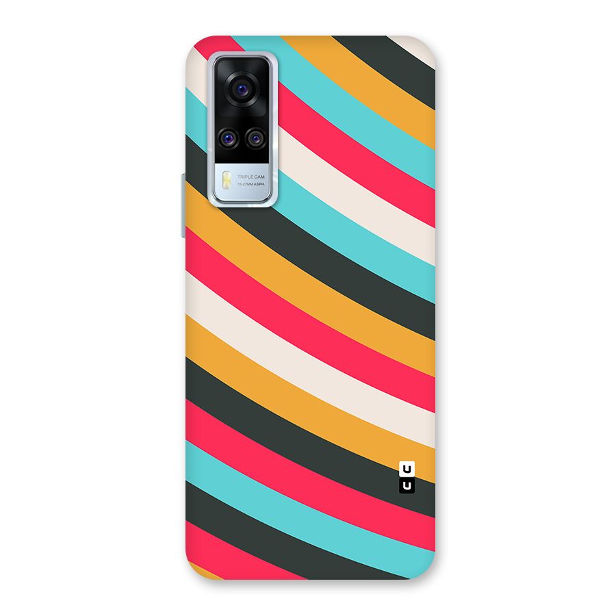 Retro Style Minimal Curves Back Case for Vivo Y31