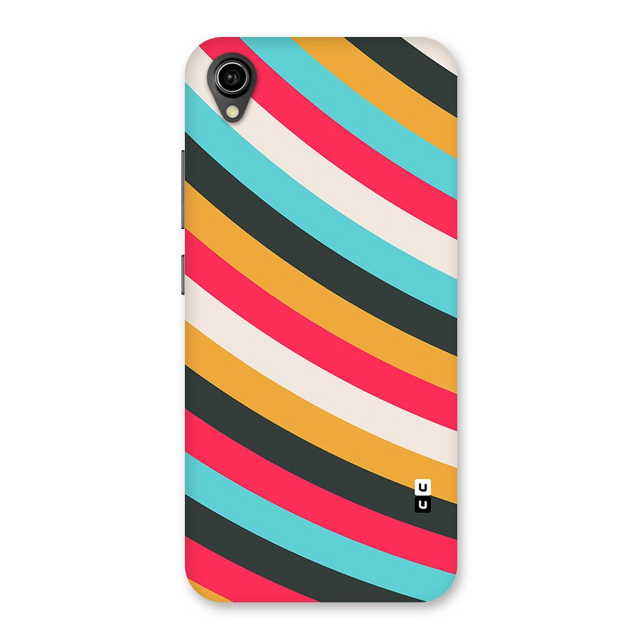 Retro Style Minimal Curves Back Case for Vivo Y90
