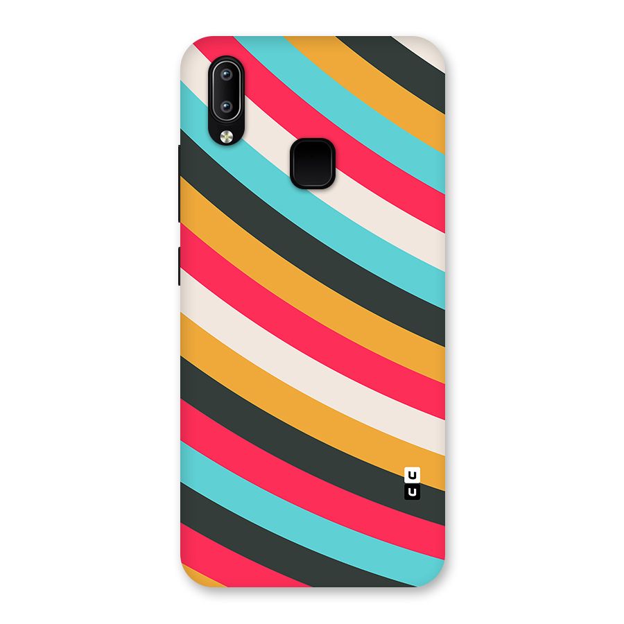 Retro Style Minimal Curves Back Case for Vivo Y93