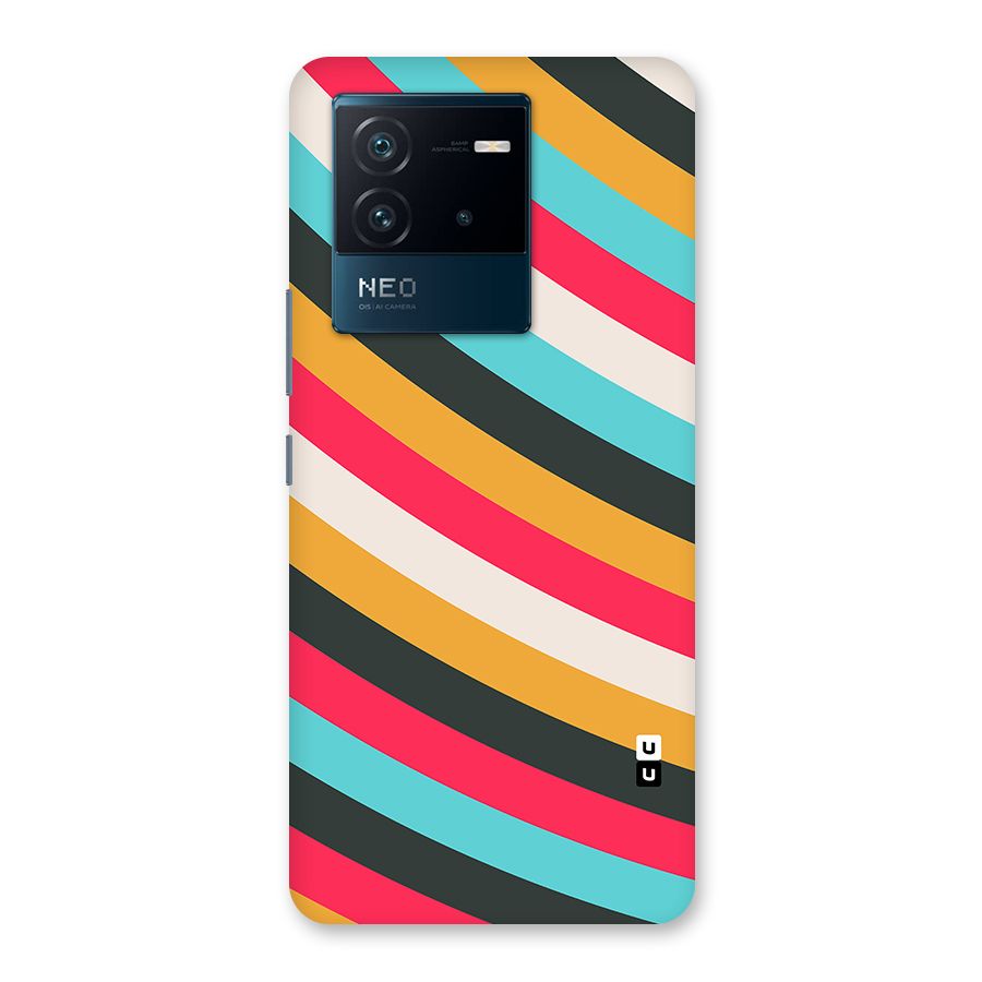 Retro Style Minimal Curves Back Case for Vivo iQOO Neo 6 5G