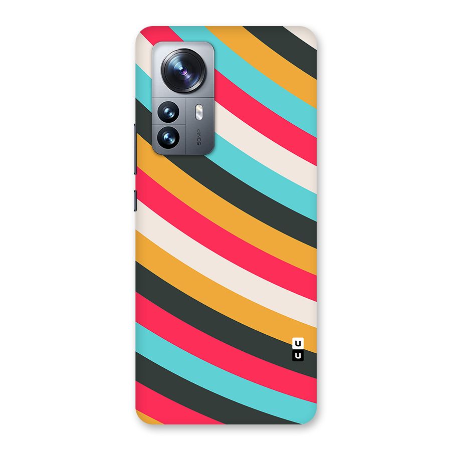 Retro Style Minimal Curves Back Case for Xiaomi 12 Pro