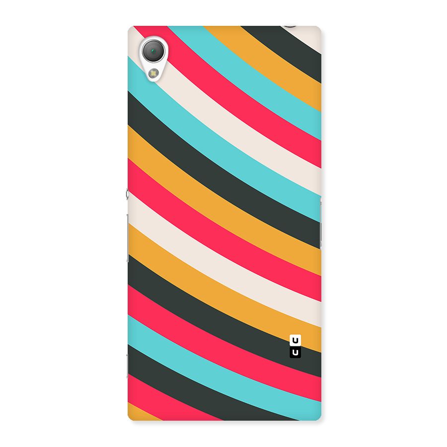 Retro Style Minimal Curves Back Case for Xperia Z3