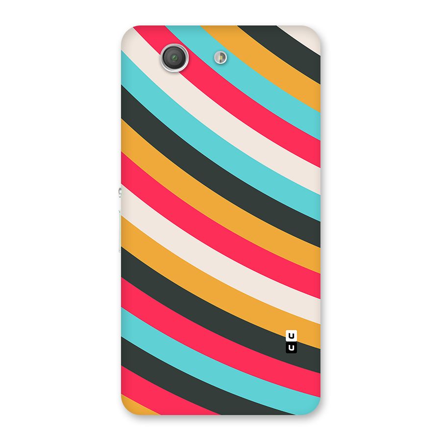 Retro Style Minimal Curves Back Case for Xperia Z3 Compact