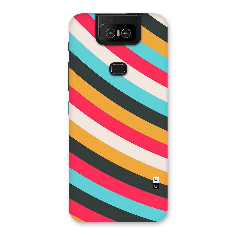 Retro Style Minimal Curves Back Case for Zenfone 6z