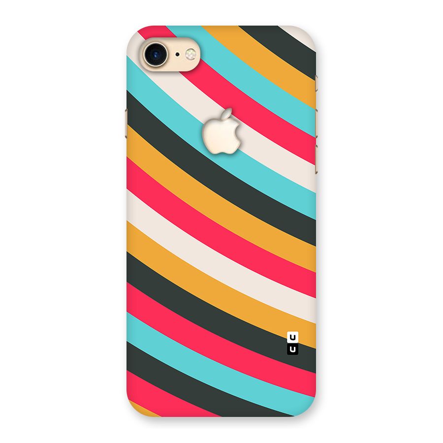 Retro Style Minimal Curves Back Case for iPhone 7 Apple Cut