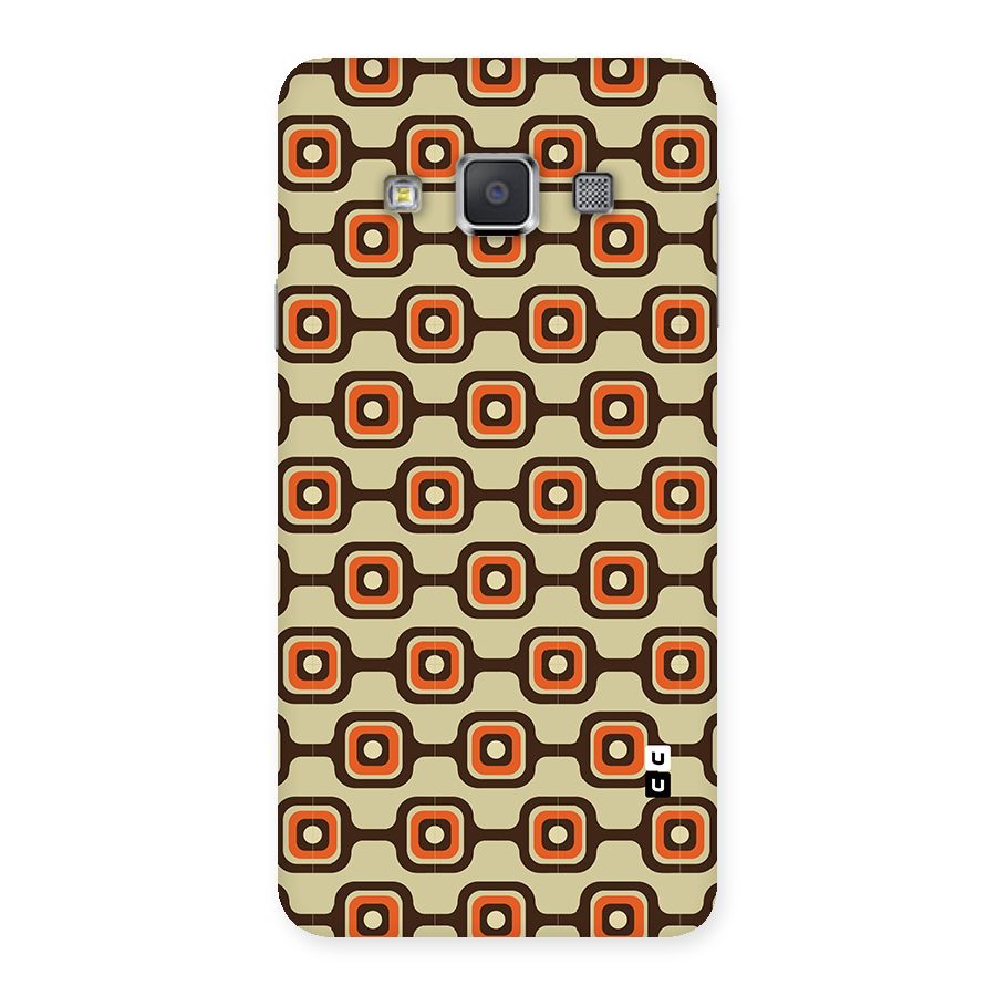 Retro Vintage Pattern Back Case for Galaxy A3