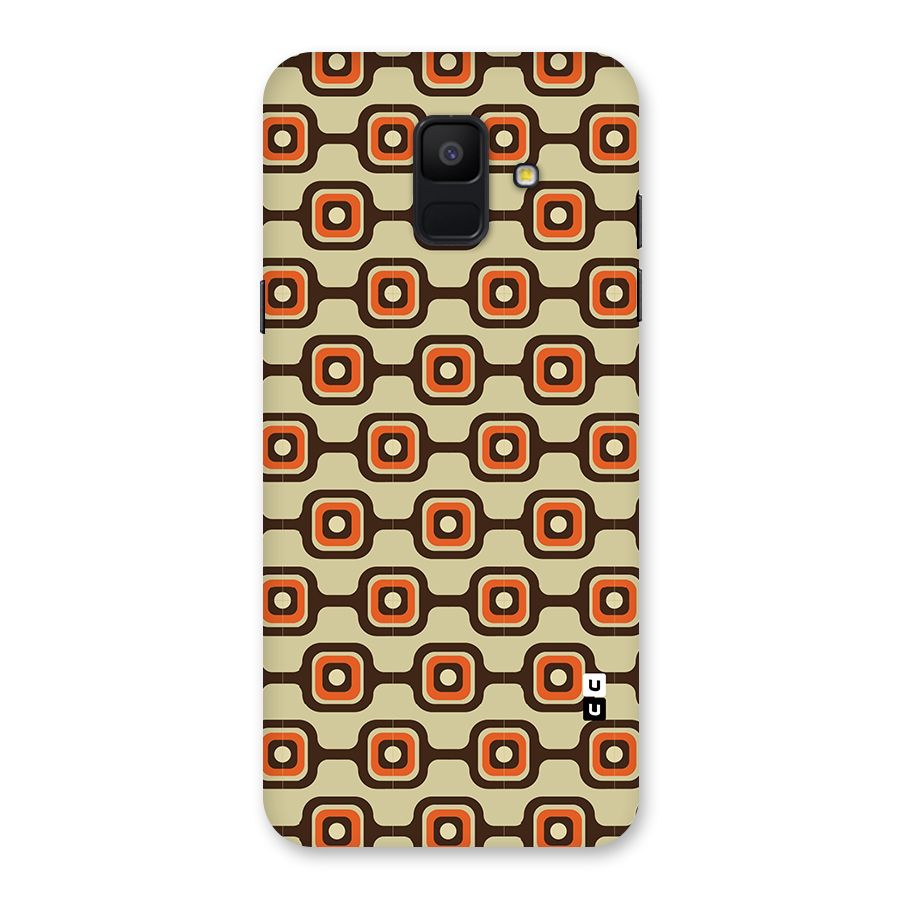 Retro Vintage Pattern Back Case for Galaxy A6 (2018)