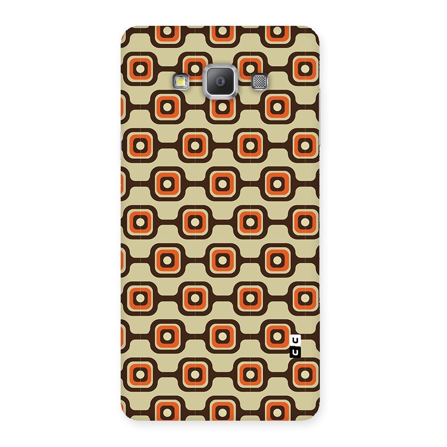 Retro Vintage Pattern Back Case for Galaxy A7