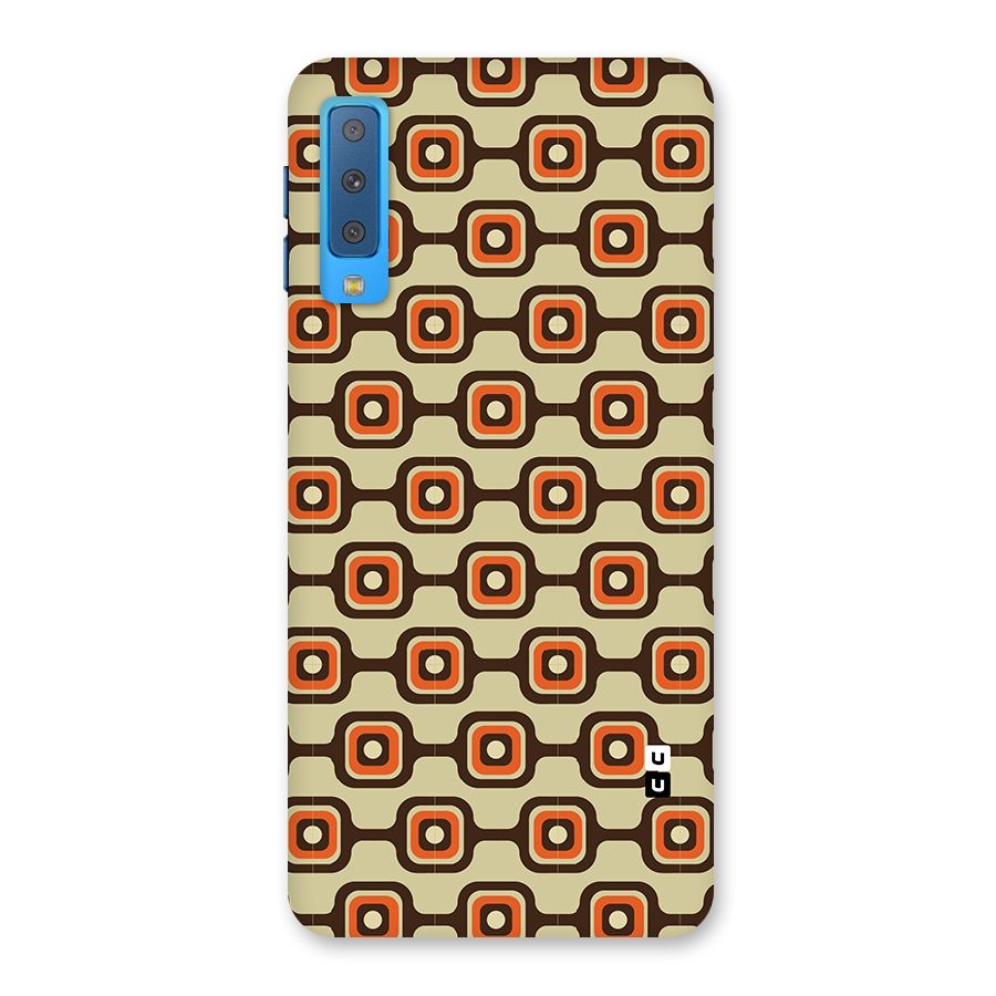 Retro Vintage Pattern Back Case for Galaxy A7 (2018)