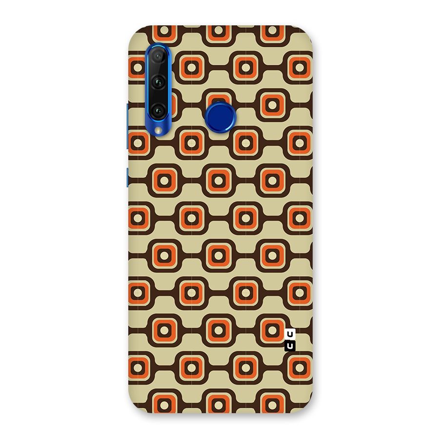 Retro Vintage Pattern Back Case for Honor 20i