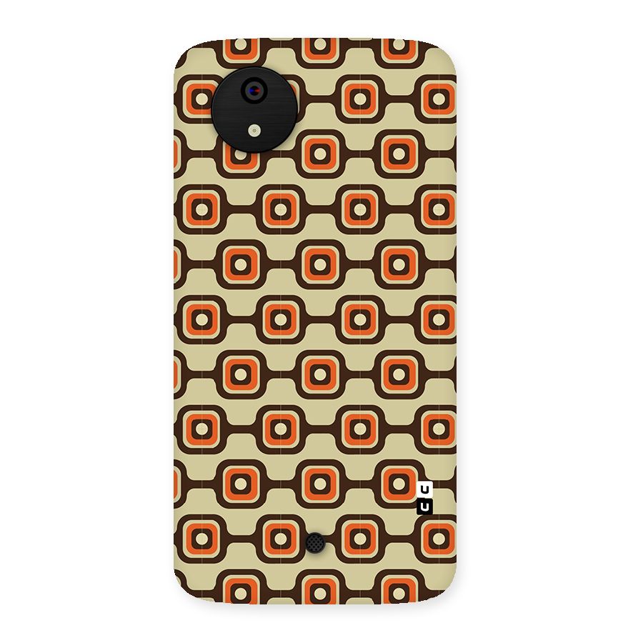Retro Vintage Pattern Back Case for Micromax Canvas A1