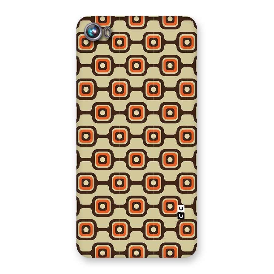 Retro Vintage Pattern Back Case for Micromax Canvas Fire 4 A107