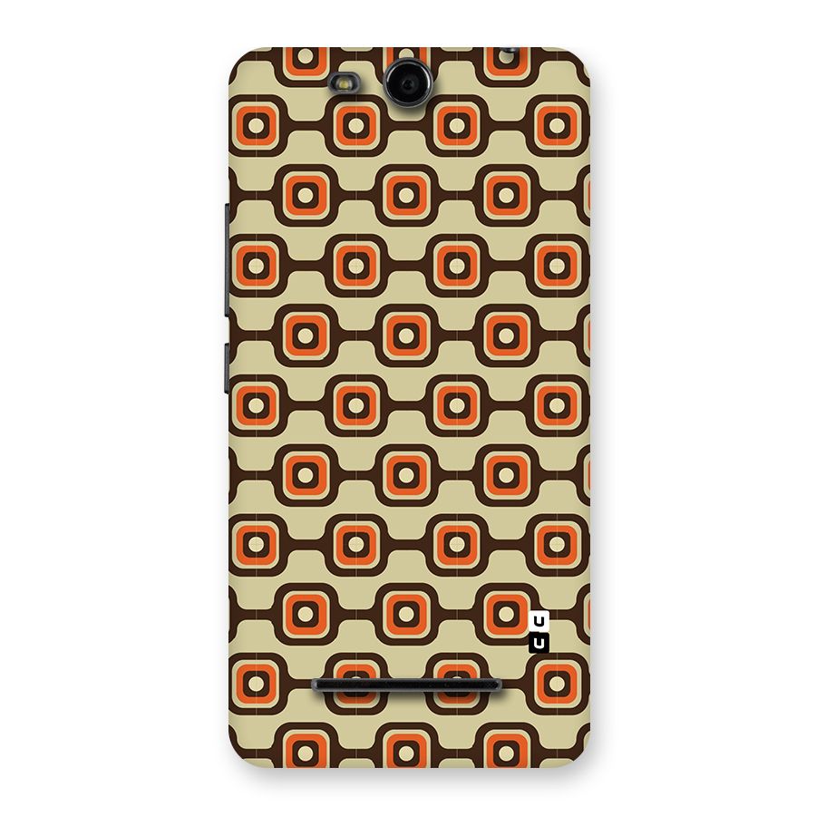 Retro Vintage Pattern Back Case for Micromax Canvas Juice 3 Q392