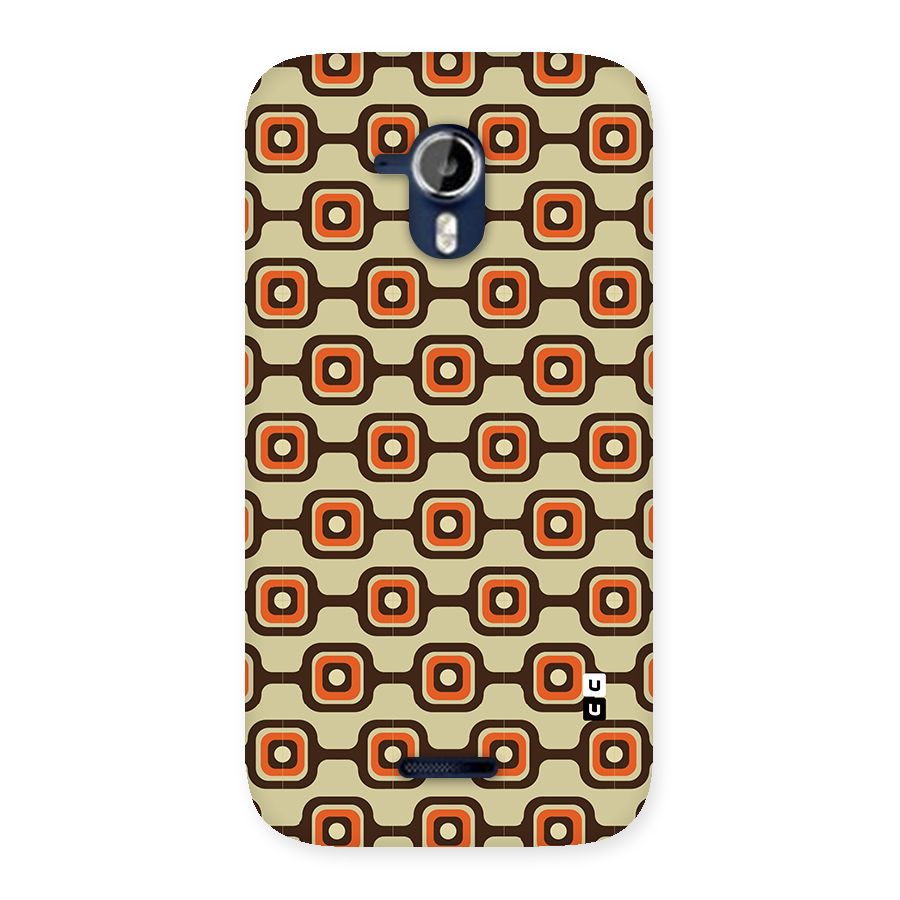 Retro Vintage Pattern Back Case for Micromax Canvas Magnus A117