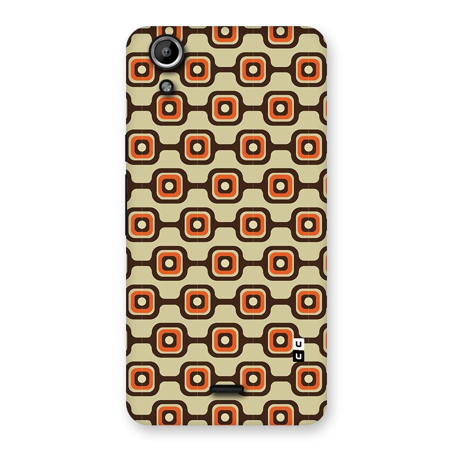 Retro Vintage Pattern Back Case for Micromax Canvas Selfie Lens Q345