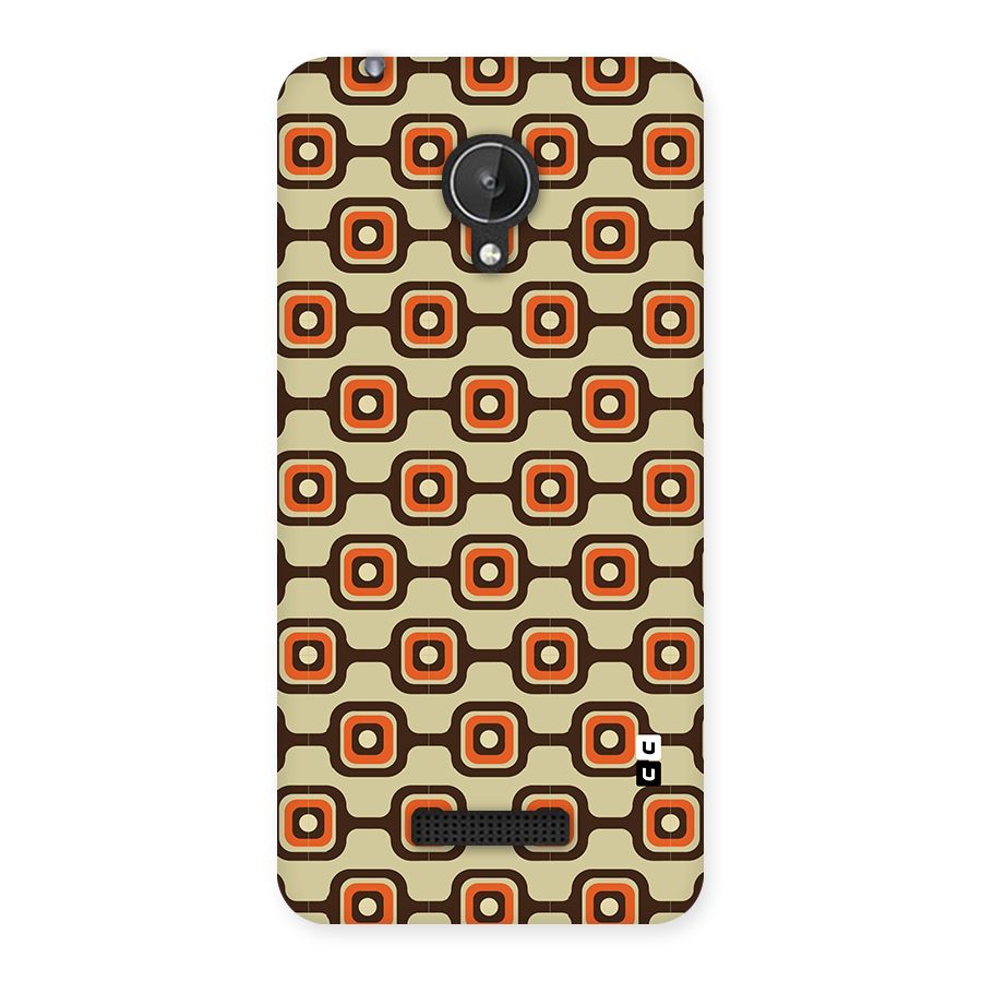 Retro Vintage Pattern Back Case for Micromax Canvas Spark Q380