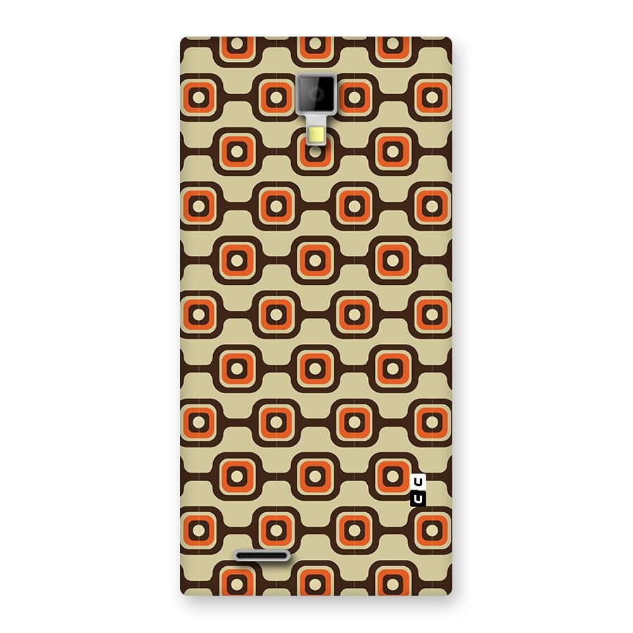 Retro Vintage Pattern Back Case for Micromax Canvas Xpress A99