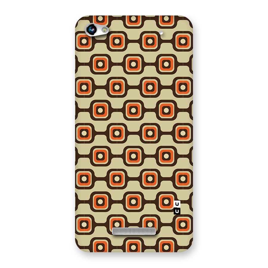 Retro Vintage Pattern Back Case for Micromax Hue 2