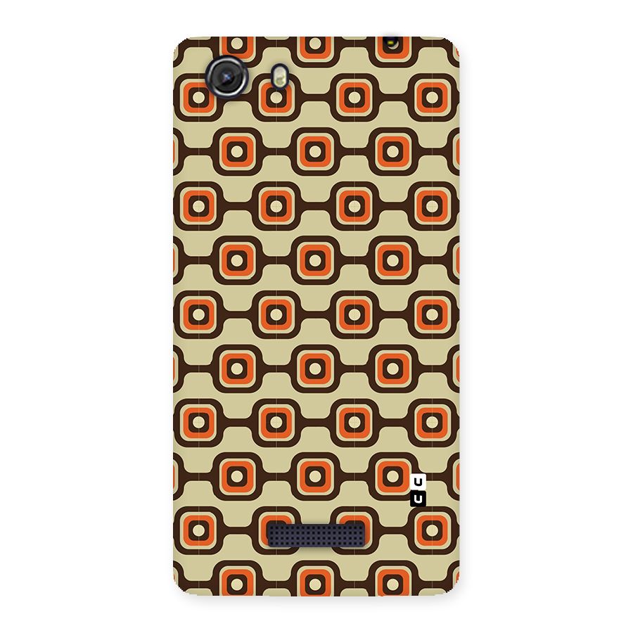 Retro Vintage Pattern Back Case for Micromax Unite 3