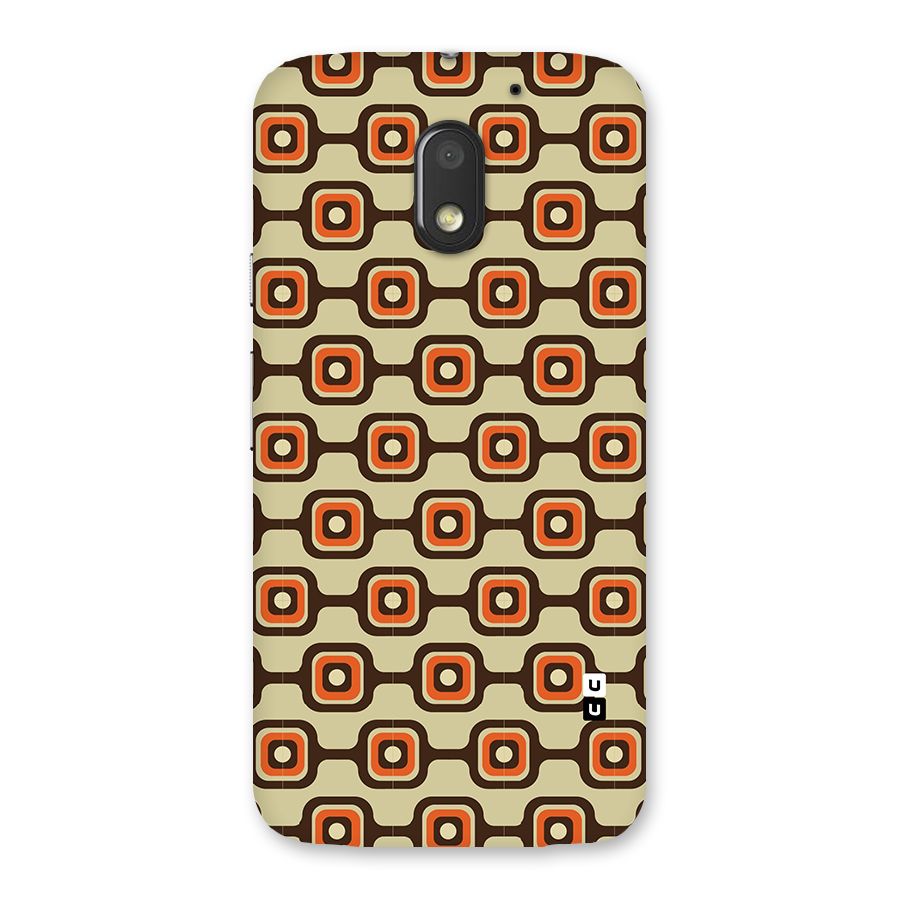 Retro Vintage Pattern Back Case for Moto E3 Power