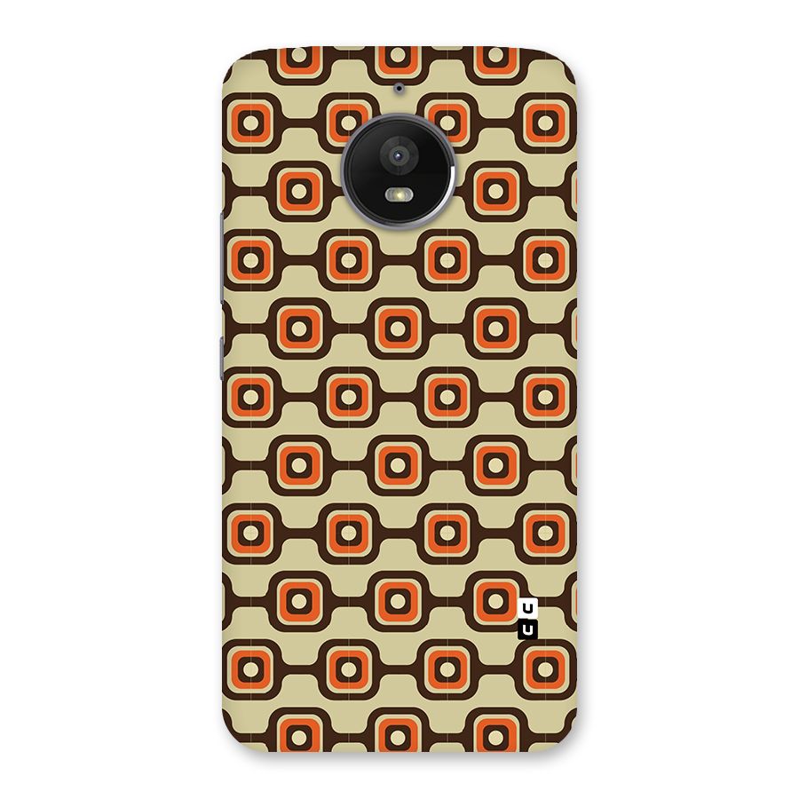 Retro Vintage Pattern Back Case for Moto E4 Plus