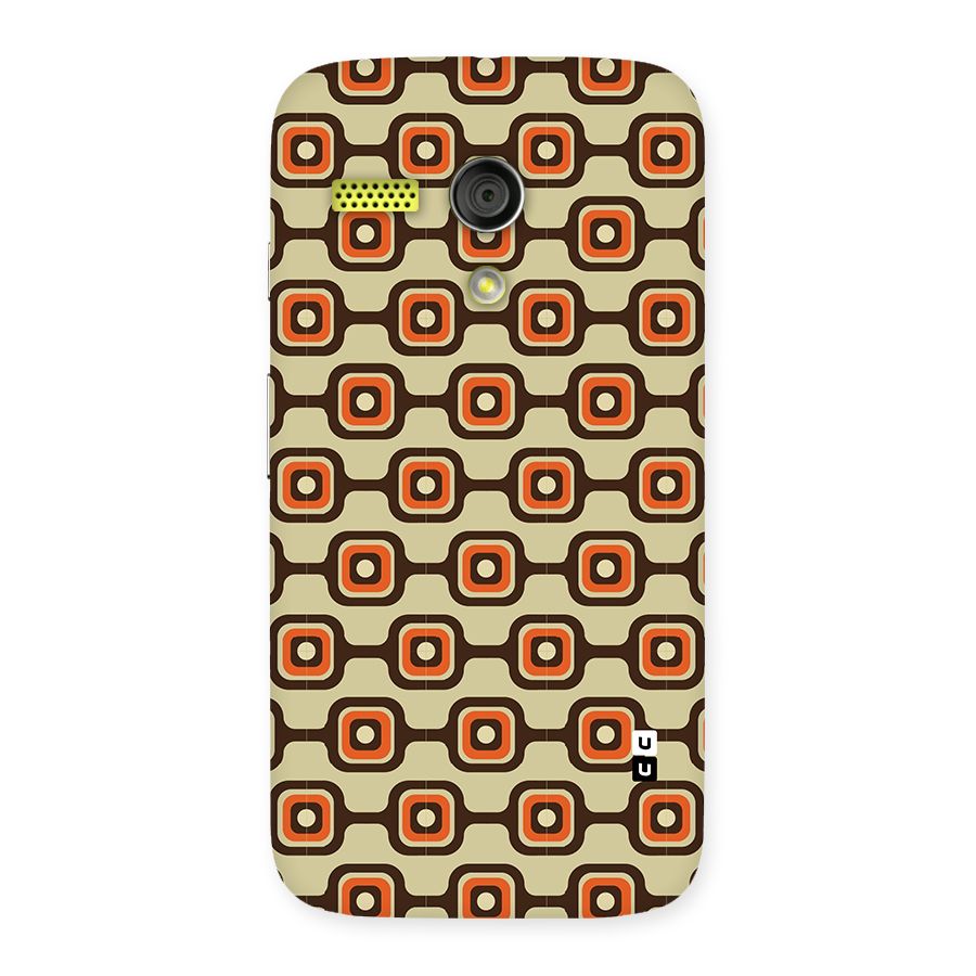 Retro Vintage Pattern Back Case for Moto G