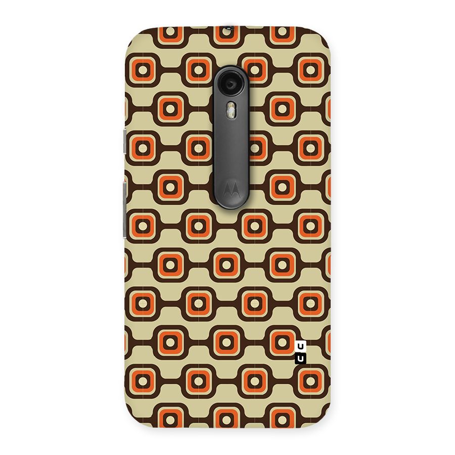 Retro Vintage Pattern Back Case for Moto G Turbo