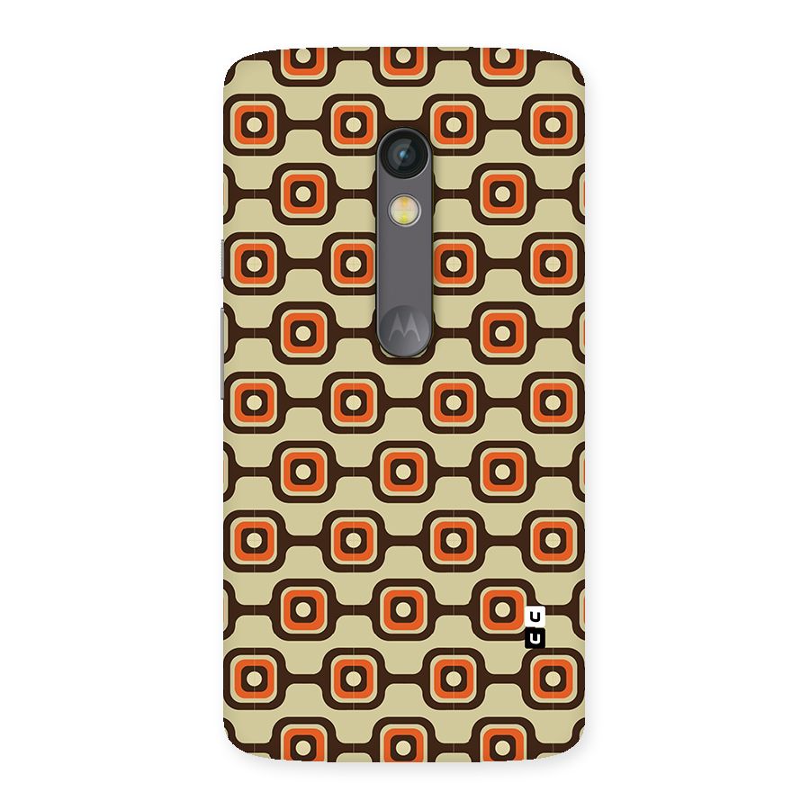 Retro Vintage Pattern Back Case for Moto X Play