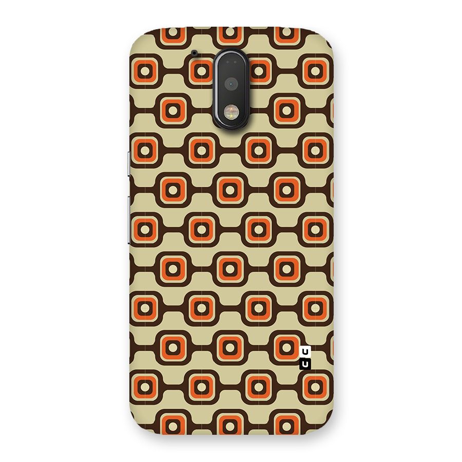 Retro Vintage Pattern Back Case for Motorola Moto G4