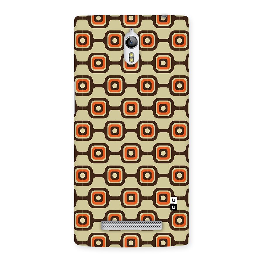 Retro Vintage Pattern Back Case for Oppo Find 7