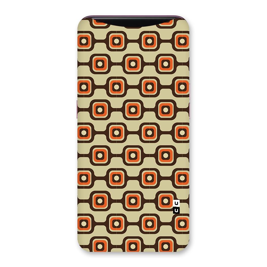 Retro Vintage Pattern Back Case for Oppo Find X