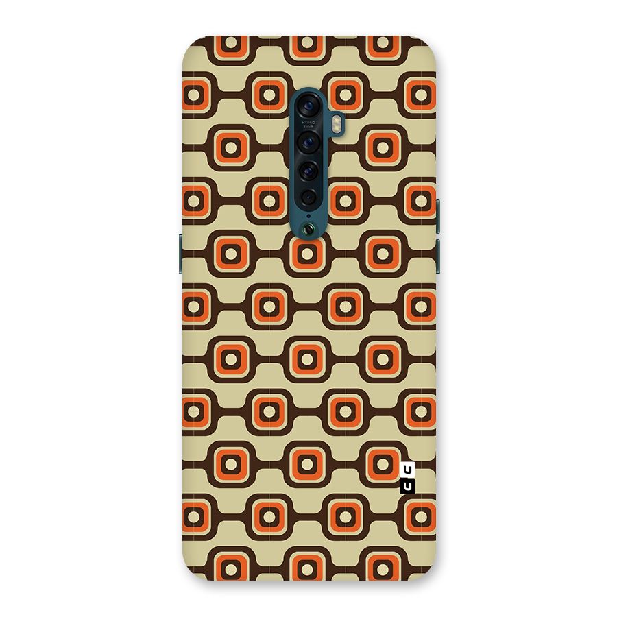 Retro Vintage Pattern Back Case for Oppo Reno2