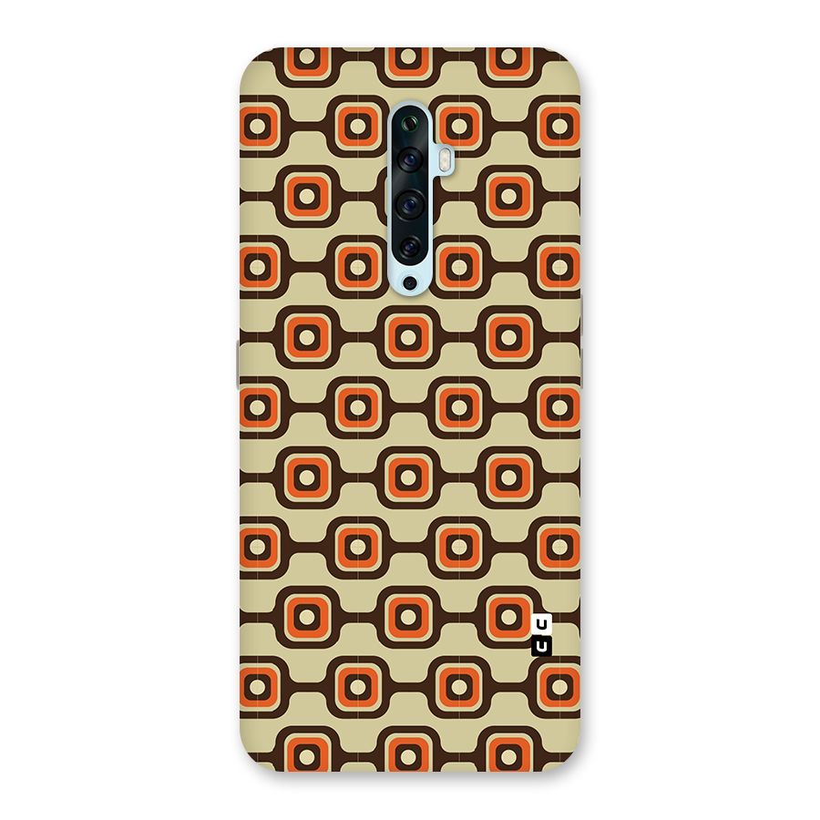 Retro Vintage Pattern Back Case for Oppo Reno2 F