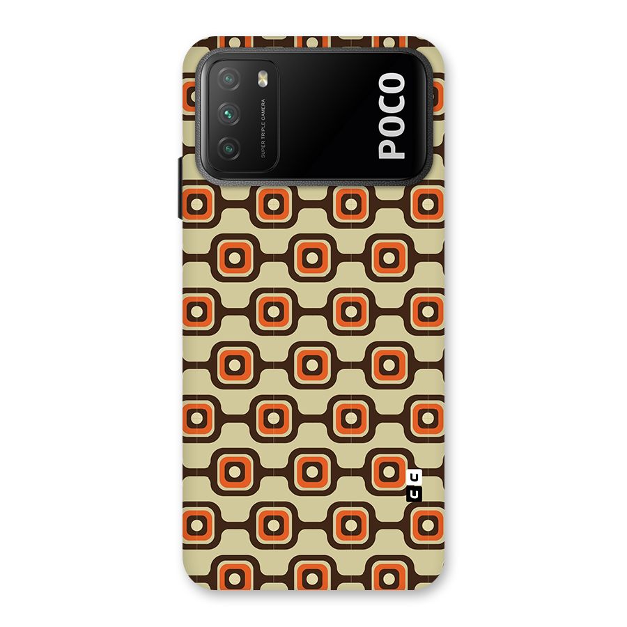 Retro Vintage Pattern Back Case for Poco M3